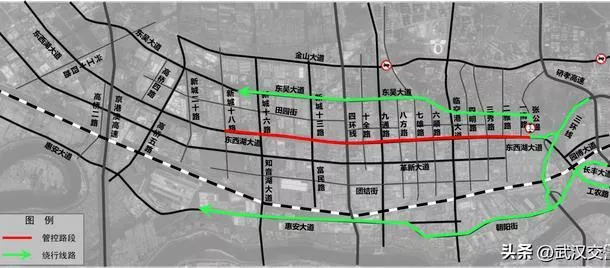 武汉G107国道东西湖段施行单双号限行